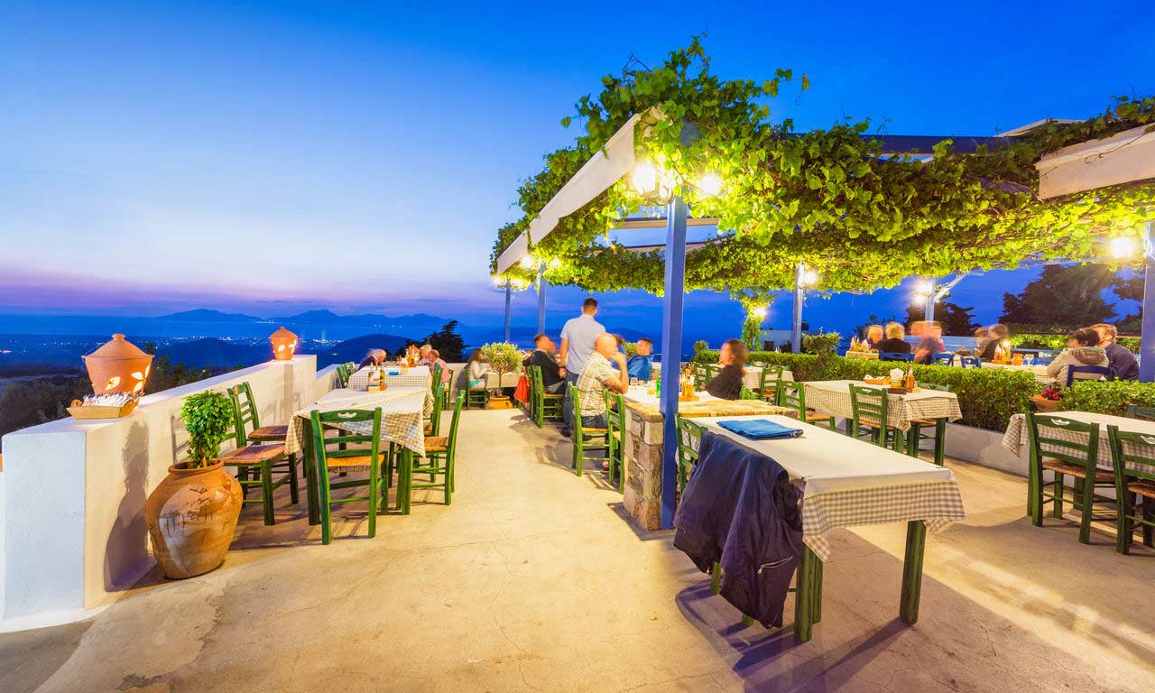00839 hotels in kos griechenland urlaub mittelmeer insel sommer strandurlaub erholung strand abend cafe