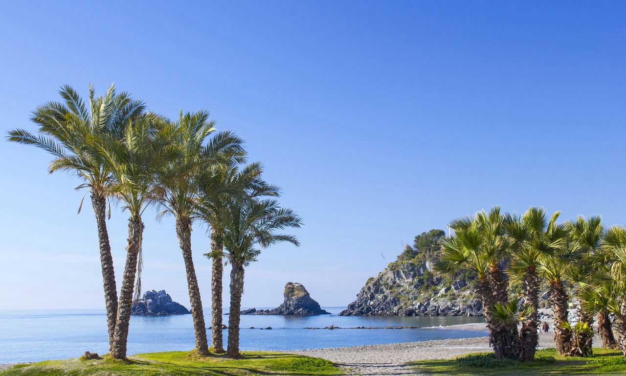 01221 costa del sol spanien urlaub mittelmeer sommer almunecar strand strandurlaub erholung