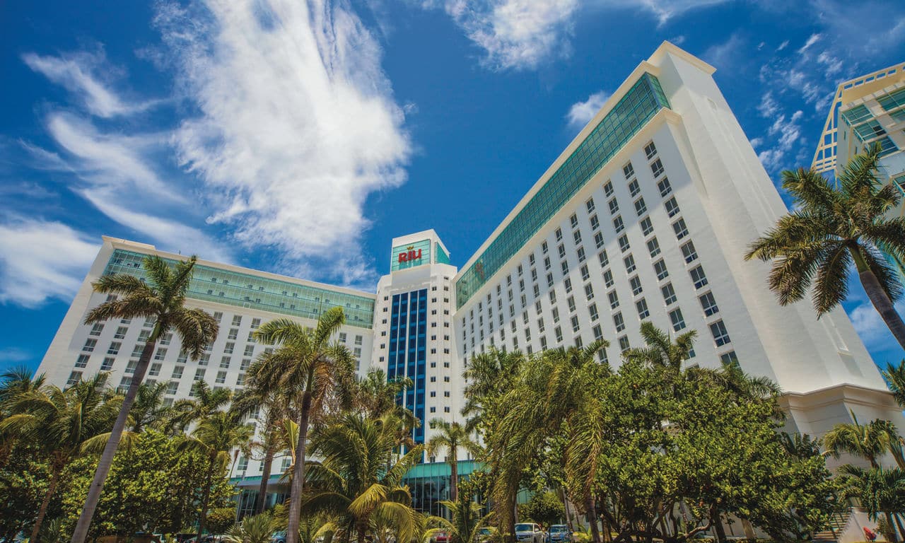 Mexiko cancun - hotel Riu Cancun - hotelansicht