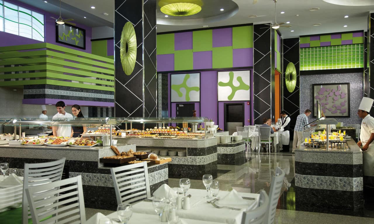 Mexiko cancun - hotel Riu Palace Peninsula - hauptrestaurant