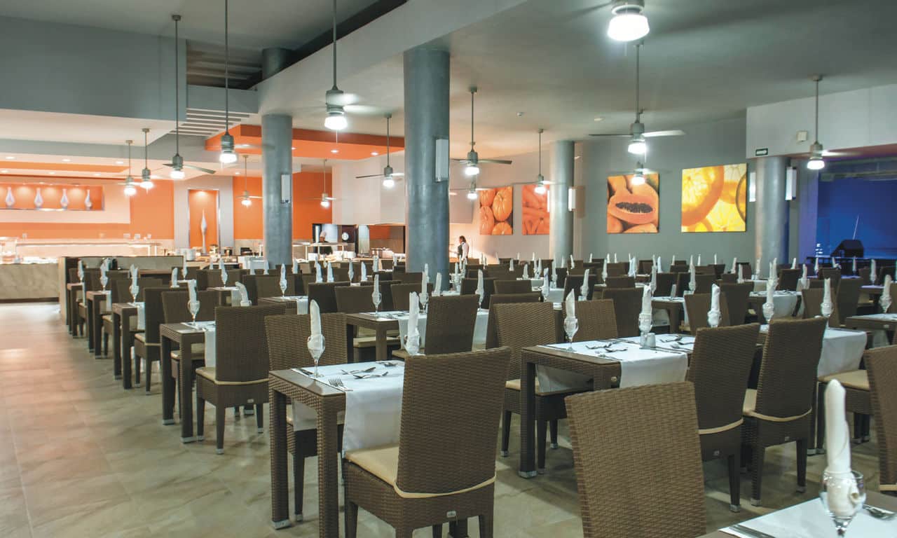 Mexiko Playa Del Carmen - hotel Riu Lupita - hauptrestaurant