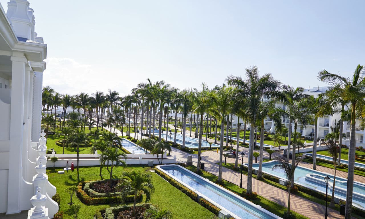 mexiko playa del carmen - Hotel Riu Palace Riviera Maya - gartenanlage