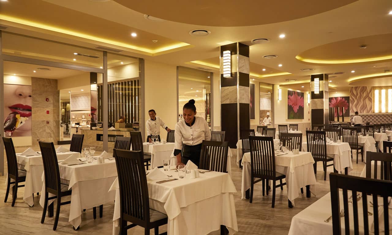 mexiko playa del carmen - Hotel Riu Palace Riviera Maya - hauptrestaurant