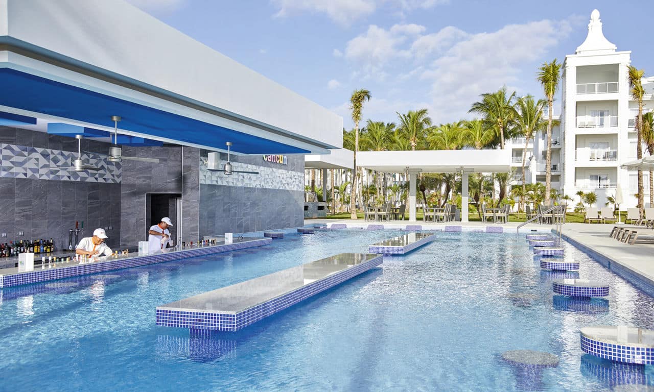 mexiko playa del carmen - Hotel Riu Palace Riviera Maya - Swim Up Bar