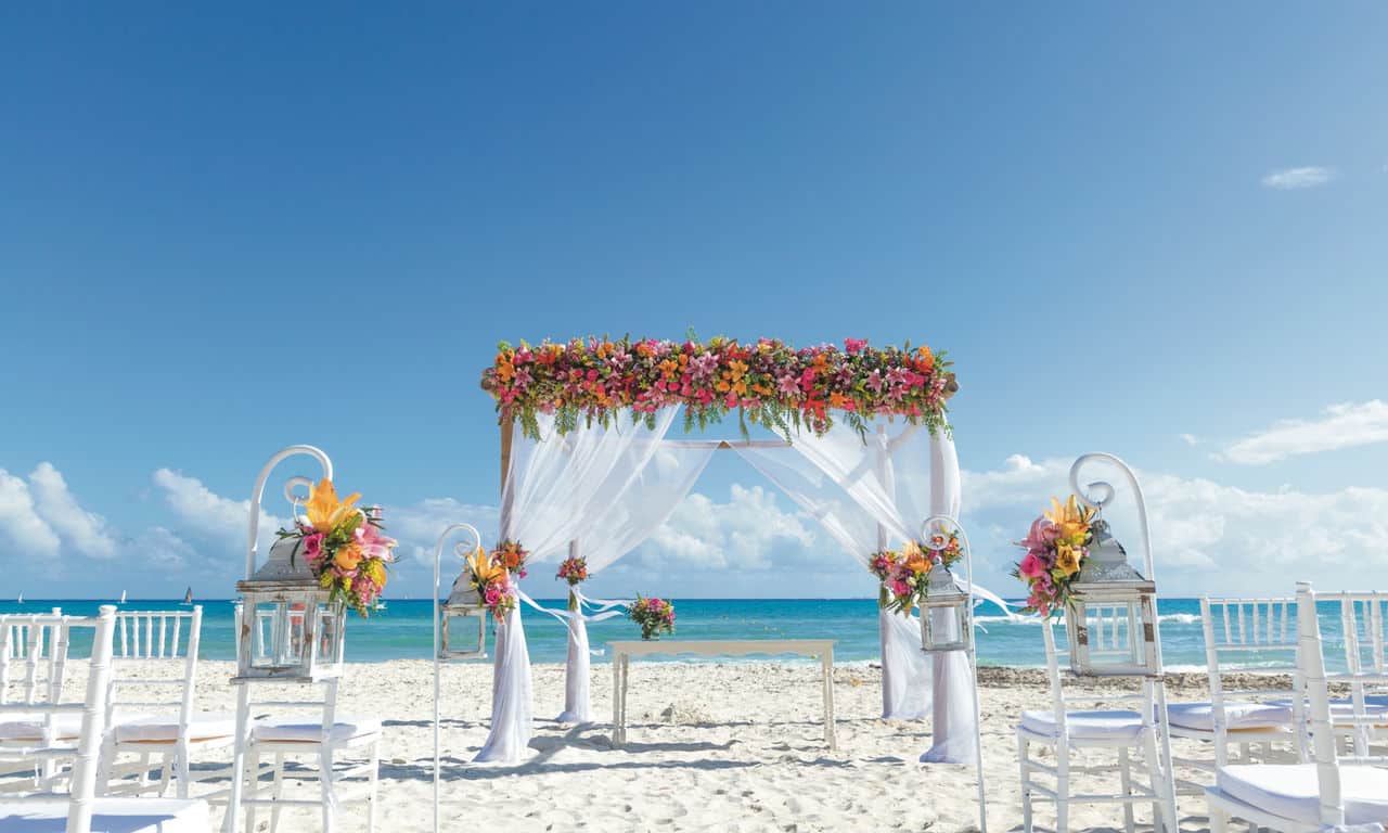 Mexiko playa del carmen - hotel Riu Playacar - hochzeit am strand