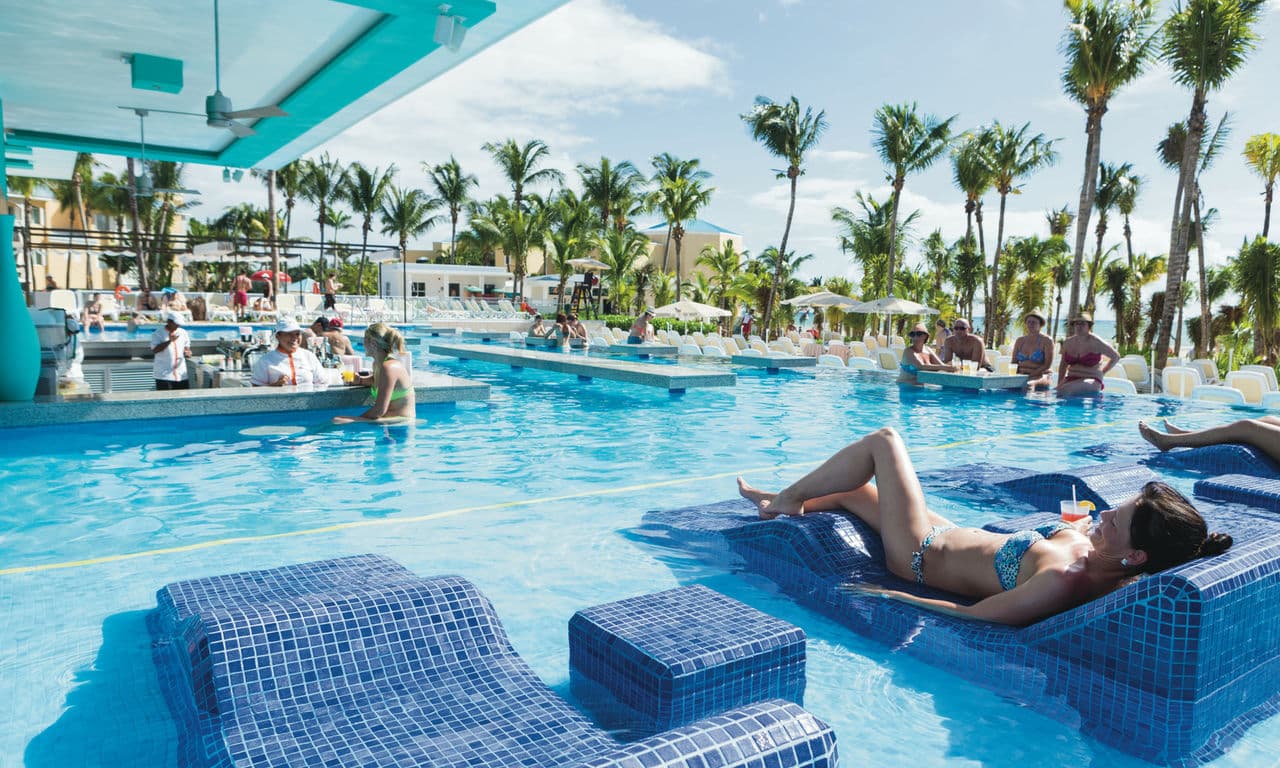 Mexiko playa del carmen - hotel Riu Playacar - swimming pool