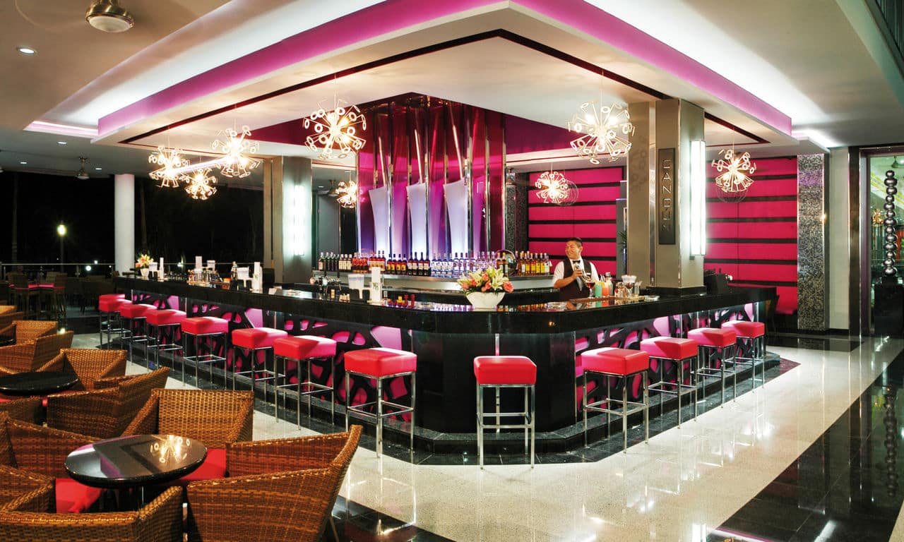 Mexiko playa del carmen - hotel Riu Yucatan - Lobby Bar