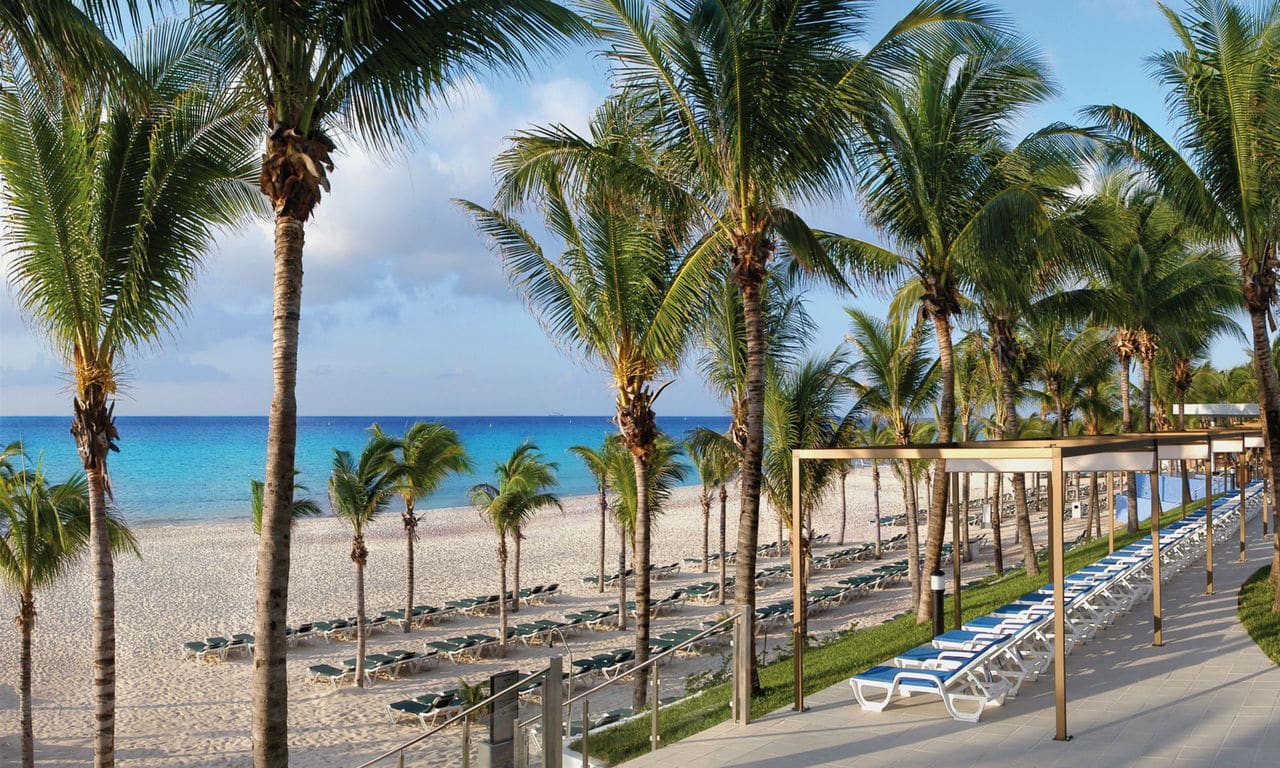 Mexiko playa del carmen - hotel Riu Yucatan - sandstrand