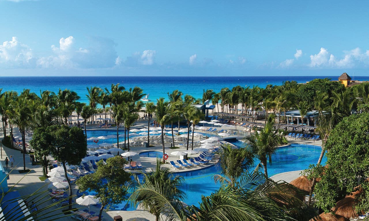 Mexiko playa del carmen - hotel Riu Yucatan - Swimming Pools und Strand