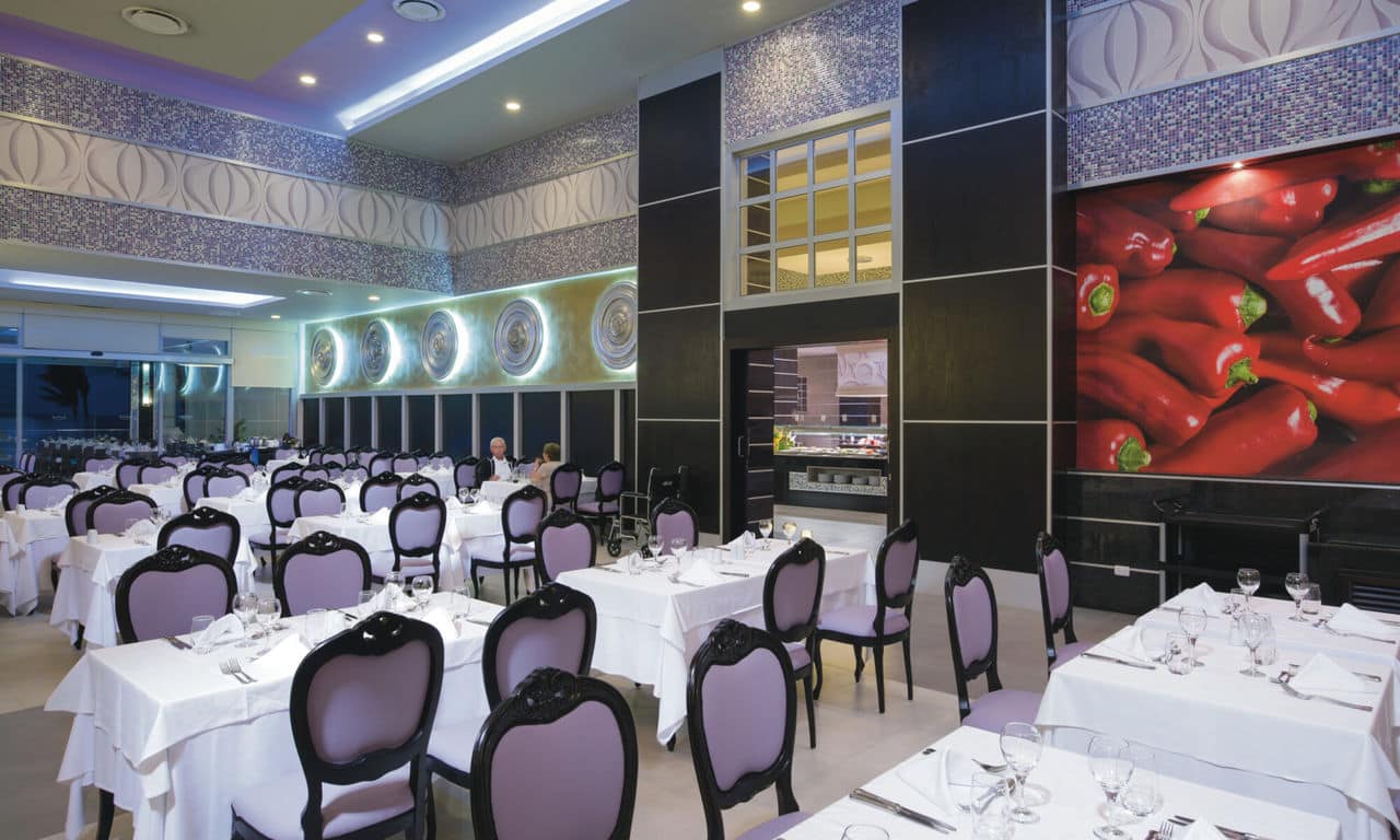mexika cancun hotel riu palace las americas hauptrestaurant