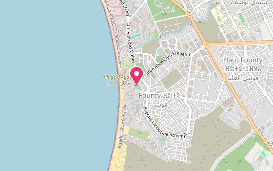Kartenausschnitt: Lage von Iberostar Waves Founty Beach