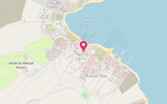 Kartenausschnitt: Lage von Cleopatra Luxury Resort Makadi Bay