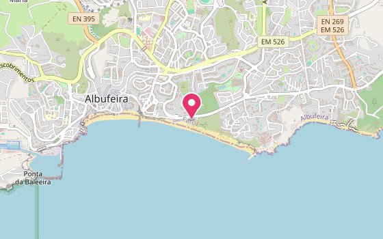 Kartenausschnitt: Lage von Hotel Alisios