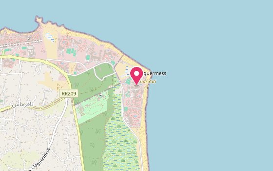 Kartenausschnitt: Lage von ROBINSON DJERBA BAHIYA