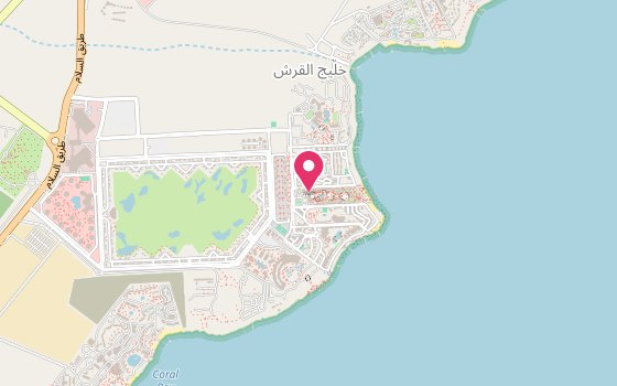 Kartenausschnitt: Lage von SUNRISE Arabian Beach Resort