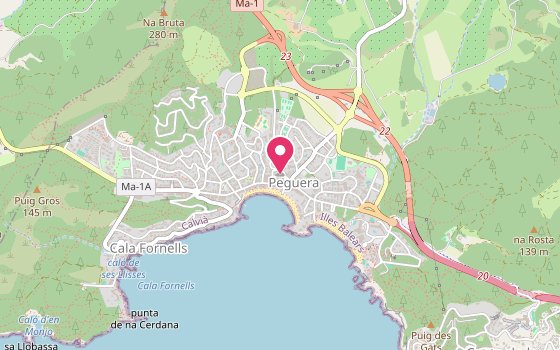 Kartenausschnitt: Lage von HSM Linda Playa