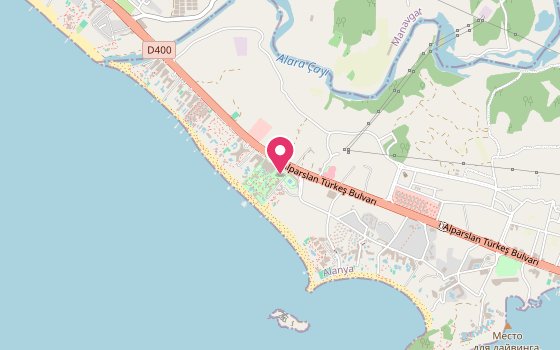 Kartenausschnitt: Lage von Botanik Hotel & Resort