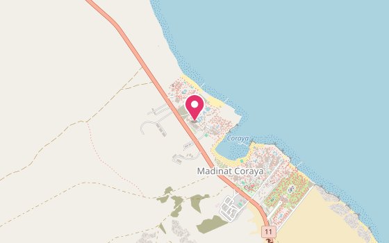 Kartenausschnitt: Lage von Steigenberger Resort Alaya Marsa Alam - Red Sea - Adults only