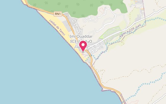 Kartenausschnitt: Lage von Paradis Plage Resort