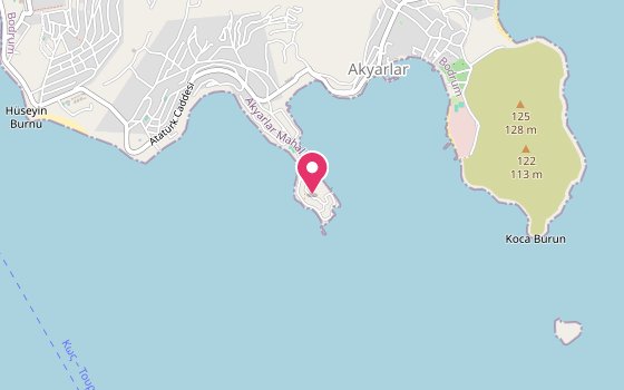 Kartenausschnitt: Lage von Xanadu Island Hotel