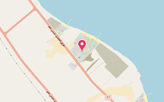 Kartenausschnitt: Lage von Pickalbatros Sea World Resort - Marsa Alam