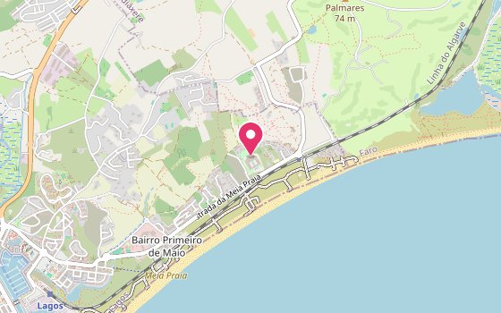 Kartenausschnitt: Lage von Iberostar Selection Lagos Algarve