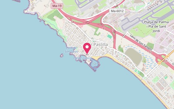 Kartenausschnitt: Lage von BQ Aguamarina Boutique Hotel