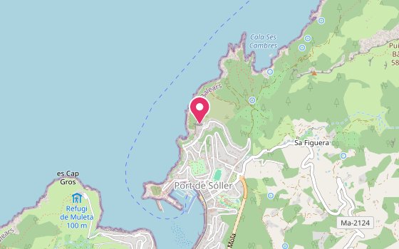 Kartenausschnitt: Lage von Jumeirah Port Soller Hotel & Spa