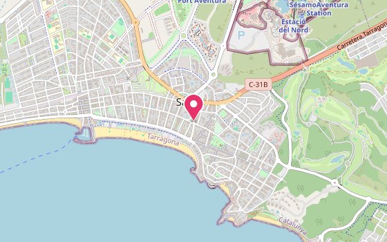 Kartenausschnitt: Lage von Hotel H10 Salou Princess