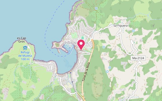 Kartenausschnitt: Lage von Aimia Hotel