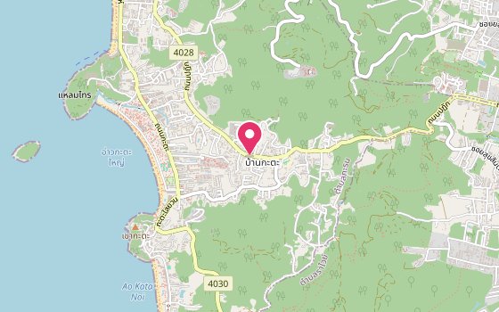 Kartenausschnitt: Lage von The Yama Hotel Phuket