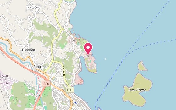 Kartenausschnitt: Lage von St. Nicolas Bay Resort Hotel & Villas