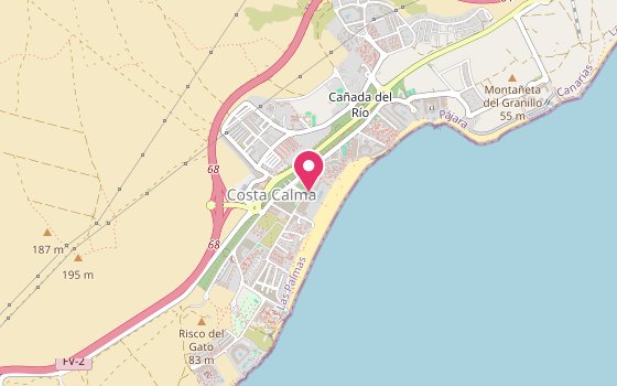 Kartenausschnitt: Lage von SBH Hotel Costa Calma Palace
