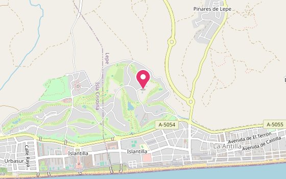 Kartenausschnitt: Lage von AMA Islantilla Resort
