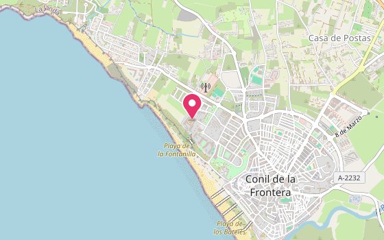 Kartenausschnitt: Lage von Hipotels Gran Conil Hotel