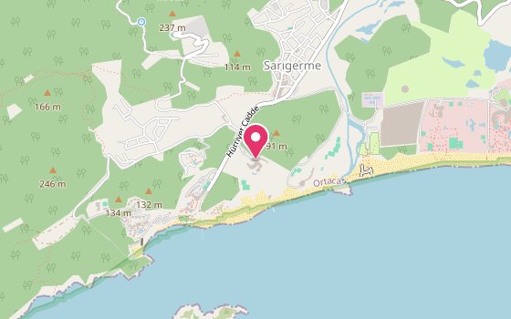 Kartenausschnitt: Lage von TUI BLUE Sarigerme Park