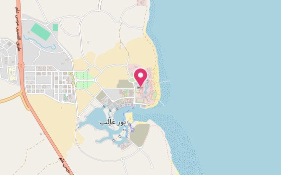 Kartenausschnitt: Lage von Pickalbatros Oasis Hotel - Port Ghalib