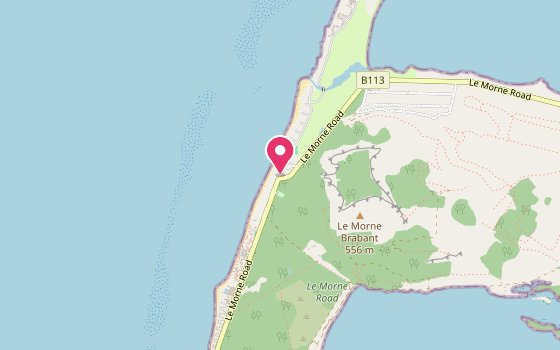 Kartenausschnitt: Lage von Dinarobin Beachcomber Golf Resort & Spa