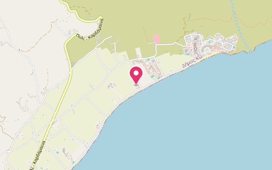 Kartenausschnitt: Lage von Kalimera Mare