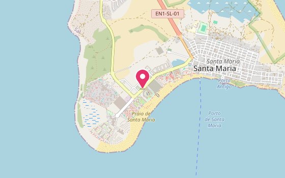 Kartenausschnitt: Lage von Hilton Cabo Verde Sal Resort