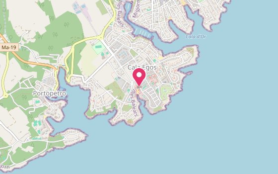 Kartenausschnitt: Lage von AluaSoul Mallorca Resort
