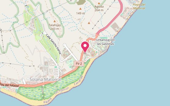 Kartenausschnitt: Lage von Iberostar Selection Fuerteventura Palace