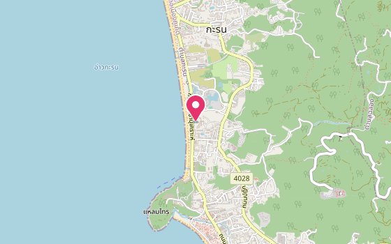 Kartenausschnitt: Lage von Thavorn Palm Beach Resort Phuket