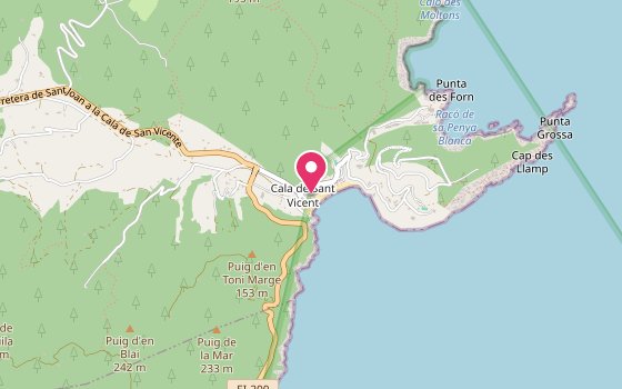 Kartenausschnitt: Lage von Grupotel Imperio Playa