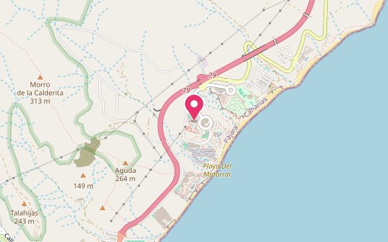 Kartenausschnitt: Lage von allsun App.-Hotel Esquinzo Beach