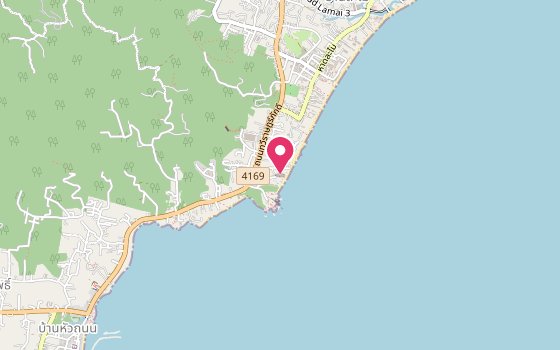 Kartenausschnitt: Lage von White Sand Samui Resort