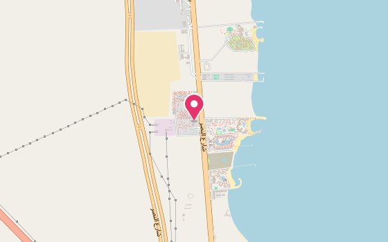 Kartenausschnitt: Lage von Pickalbatros Aqua Park Resort - Hurghada