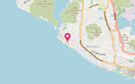 Kartenausschnitt: Lage von Curacao Marriott Beach Resort