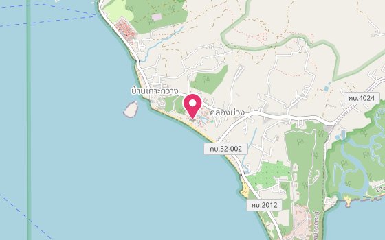 Kartenausschnitt: Lage von Dusit Thani Krabi Beach Resort