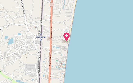 Kartenausschnitt: Lage von Sheraton Hua Hin Resort & Spa